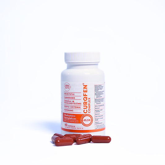 CurQfen® Complex papildas sąnariams su kurkumino kompleksu