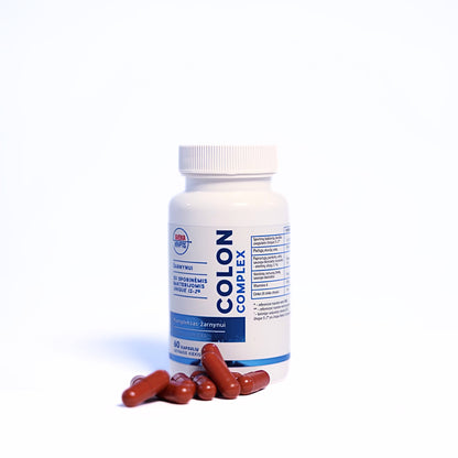 Colon complex papildas žarnynui su sporinėmis bakterijomis ir akacijų sakais